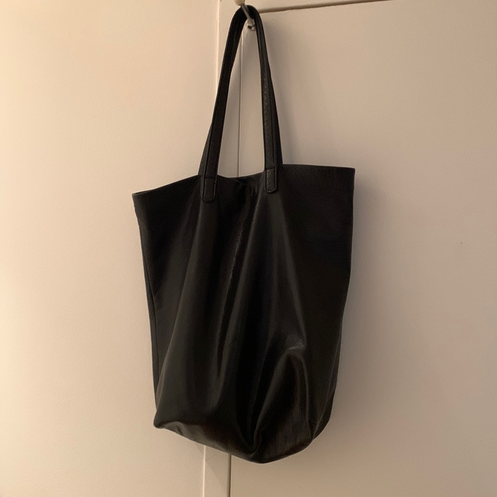 Black Baggu Leather Bag